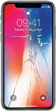 iPhone X Cracked Screen Repair in Fellbach